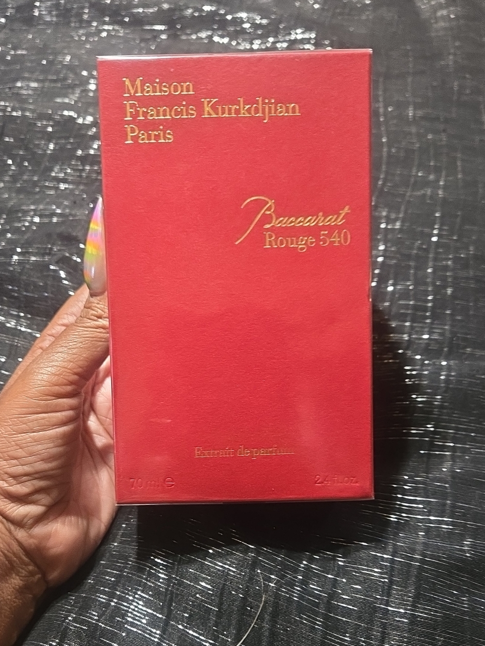 Maison Francis Kurkdjian Red Box with Gold Lettering..Brand New